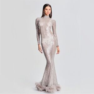 Retrofete LENORA SEQUIN EMBELLISHED DRESS size small NWT